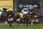 First race on 2018 Melbourne Cup Day run in heavy rain, track downgraded