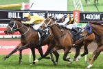 Tom Melbourne draws the rails in 2017 Railway Stakes